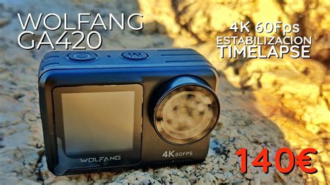 CAMARA DEPORTIVA barata 4k 60 fps .